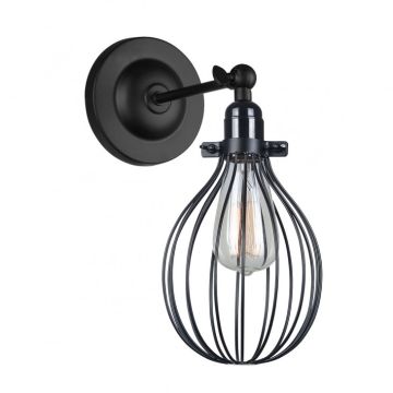 Italux LESTO MBM-2676/1 BK Stena svietidlo 1x40W/E27
