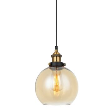 Italux CARDENA MDM-4330/1 GD+AMB Závesná lampa 1x40W/E27 IP20