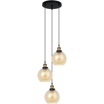 Italux CARDENA MDM-4330-3-GD+AMB Závesná lampa 3x40W/E27 IP20