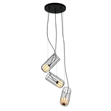 Italux COCO MDM-3941/3 BK Závesná lampa 3x25W/G9 IP20