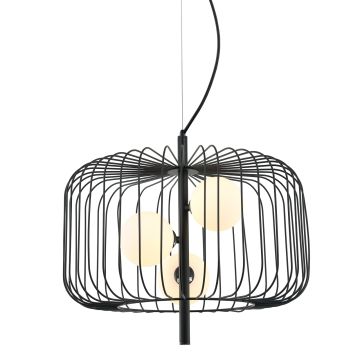 Italux DAREN MDM-3936/3 BK Závesná lampa 3x25W/G9 IP20