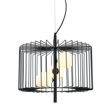 Italux DAREN MDM-3937/3 BK Závesná lampa 3x25W/G9 IP20