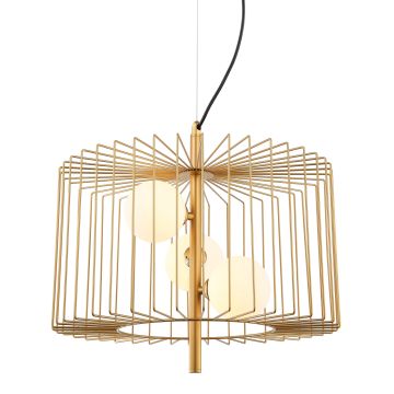 Italux DAREN MDM-3937/3 GD Závesná lampa 3x25W/G9 IP20