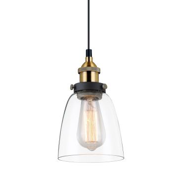Italux FRANCIS MDM-2563/1 GD+CL Závesná lampa 1x40W/E27