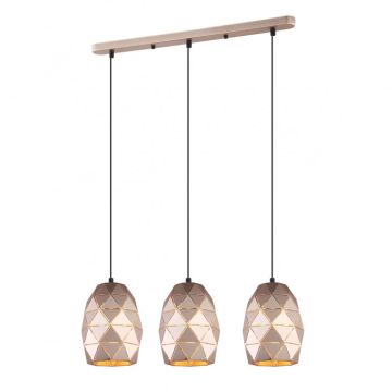 Italux HARLEY MDM-3480/3 GD Závesná lampa 1x40W/E27