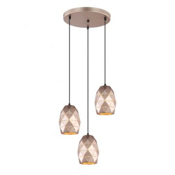 Italux HARLEY MDM-3480/3A GD Závesná lampa 3x40W/E27
