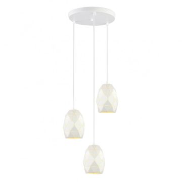 Italux HARLEY MDM-3480/3A W Závesná lampa 3x40W/E27