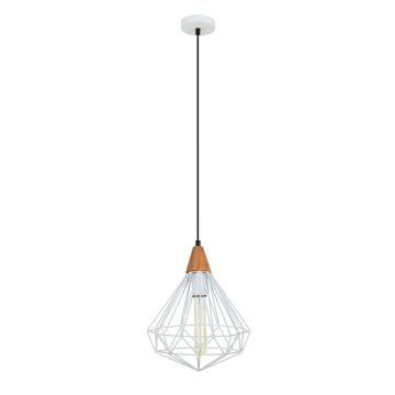 Italux MAELLE MDM-2591/1S WH Závesná lampa 1x60W/E27 IP20
