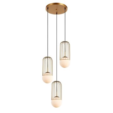Italux MATTY MDM-3939/3 GD Závesná lampa 3x40W/E27 IP20
