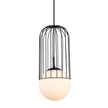Italux MATTY MDM-3940/1 BK Závesná lampa 1x40W/E27 IP20