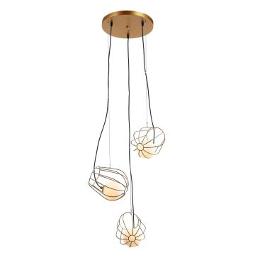 Italux MELISA MDM-3942/3 GD Závesná lampa 3x25W/G9 IP20