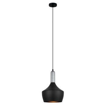 Italux OPHELIA MDM-3028/1 BK+CR Závesná lampa 1x60W/E27