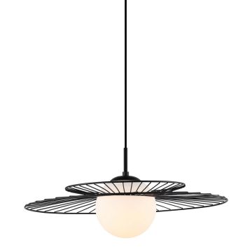 Italux SARAH MDM-4000/1 BK Závesná lampa 1x40W/E27 IP20