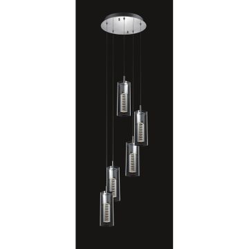 Italux VERIZON MD109003-5B Závesná lampa 5x35W/GU4/MR11