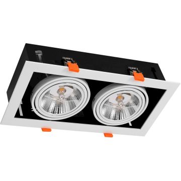 Milagro PLAZA ML4741 Vstavané downlight svetlo 2x12W/GU10/ES111