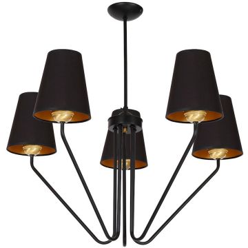 Milagro VICTORIA BLACK MLP4913 Žiarovka 5x60W/E27 IP20