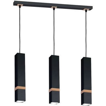 Milagro VIDAR BLACK MLP5404 Závesná lampa 3x8W/GU10 IP20