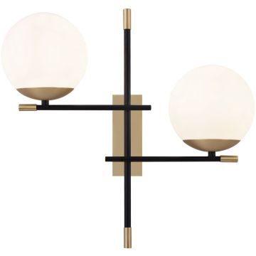 Maytoni NOSTALGIA MOD048WL-02G Stena svietidlo 2x40W/E14