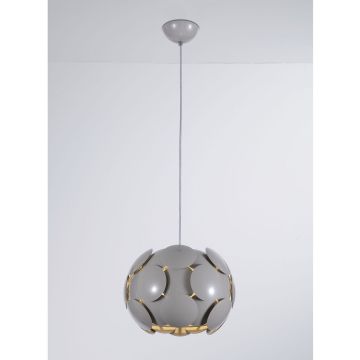 Italux SANTINA GREY P0317-01S-U1GM Závesná lampa 1x26W/E27