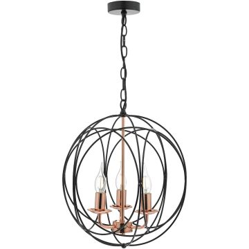 Dar Lighting PHOENIX PHO0322 Závesná lampa 3x40W/E14 IP20