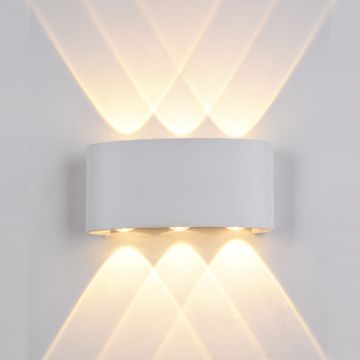 Italux GILBERTO PL-232W Stena svietidlo 6x6W/LED 420LM IP54
