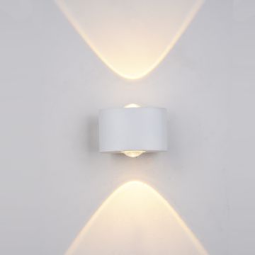 Italux GILBERTO PL-260W Stena svietidlo 2x2W/LED 120LM IP54
