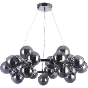 Italux CABELLA PND-5252-25-CH+SMK Závesná lampa 25x28W/G9 IP20
