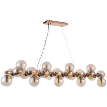 Italux CABELLA PND-5252-A-25-GD-CGN Závesná lampa 25x28W/G9 IP20