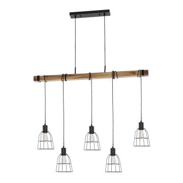 Italux PONTE PND-4290-5-L Závesná lampa 5x60W/E27