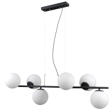 Italux RADDI PND-5510-6-BK Závesná lampa 6x5W/G9 IP20