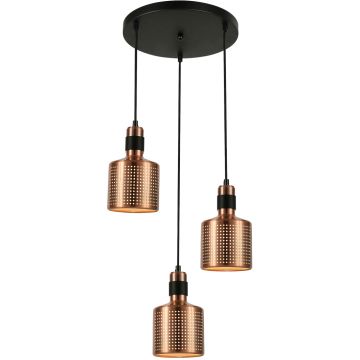 Italux RESTENZA PND-2439-3-COP Závesná lampa 3x40W/E27 IP20