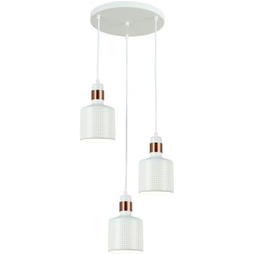 Italux RESTENZA PND-2439-3-WH Závesná lampa 3x40W/E27 IP20