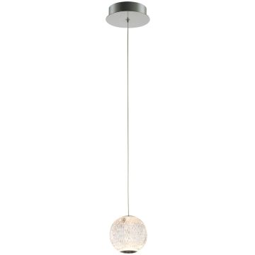 Italux ROSARIO PND-12220121-1A-CR Závesná lampa 1x4,2W/LED 3200K 280LM IP20