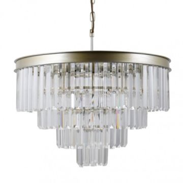 Italux VERDES PND-44372-8-CHMP-GLD Závesná lampa 8x40W/E14 IP20