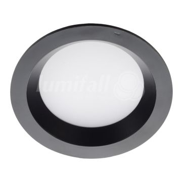 Lumifall SANTOLED SANTOLED 175 CZARNA Vstavané downlight svetlo 1x15W/LED 1200LM IP44