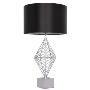 Cosmolight CARACAS T01960CH Stolná lampa 1x40W/E27