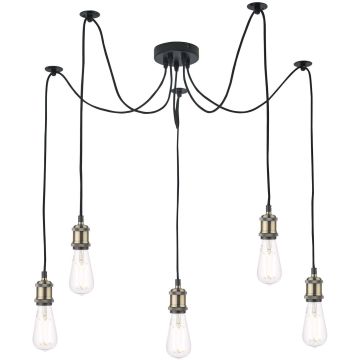 Dar Lighting WACO WAC0575 Závesná lampa 5x60W/E27