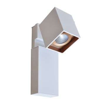 Italux ARAVENA WLB073/5W 4000K WH+GO Stena svietidlo 1x5W/LED 450LM