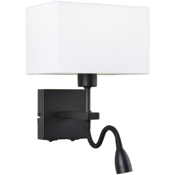 Italux NORTE WL-1122-2-BL-BM-RC-WH Stena svietidlo 2x60W, 3W/E27, LED 3000K 350LM IP20