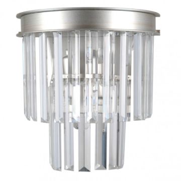 Italux VERDES WL-44372-2A-SLVR-BRW Stena svietidlo 2x40W/E14 IP20