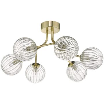 Dar Lighting YISKA YIS6435 Stropná lampa 6x40W/G9
