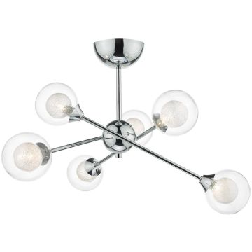 Dar Lighting ZEKE ZEK0650 Stropná lampa 6x25W/G9