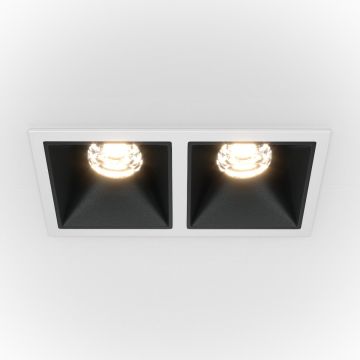 Maytoni ALFA LED DL043-02-10W4K-SQ-WB Vstavané downlight svetlo 2x20W/LED 4000K 1000LM IP20