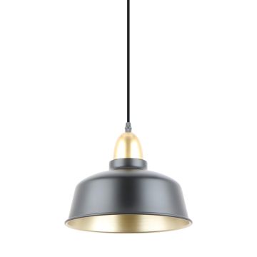 Zuma Line MENSA A8063-BK Závesná lampa 1x40W/E27 IP20