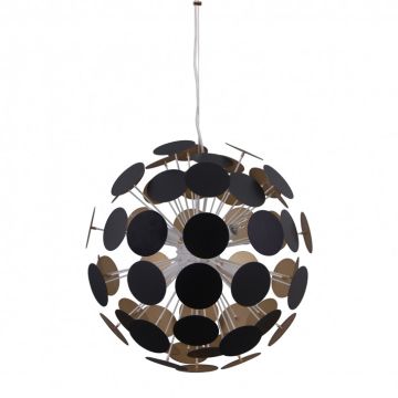 Italux MAILONE AD20180/6C BL+G Závesná lampa 6x40W/E14