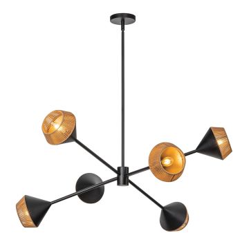 Elstead Lighting Daphne ALM-DAPHNE6-MB Žiarovka 6x40W/E14 IP20