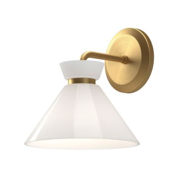 Elstead Lighting Halston ALM-HALSTON-1WB-GD Stena svietidlo 1x40W/E14 IP20