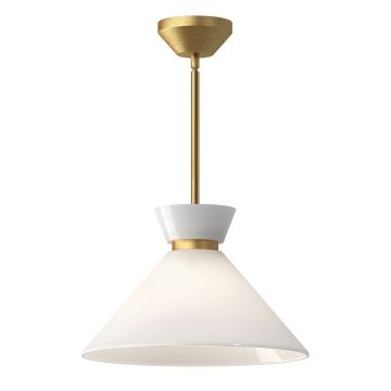 Elstead Lighting Halston ALM-HALSTON-P-M-GD Závesná lampa 1x60W/E27 IP20