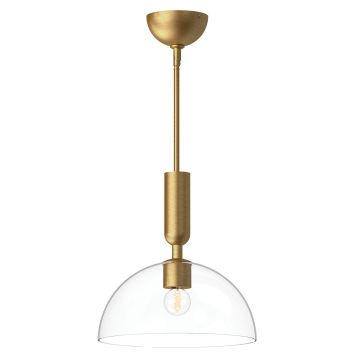 Elstead Lighting Jude ALM-JUDE-P-GD-CL Závesná lampa 1x60W/E27 IP20