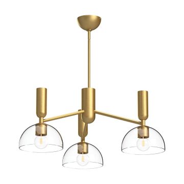 Elstead Lighting Jude ALM-JUDE3-GD-CL Žiarovka 3x60W/E27 IP20